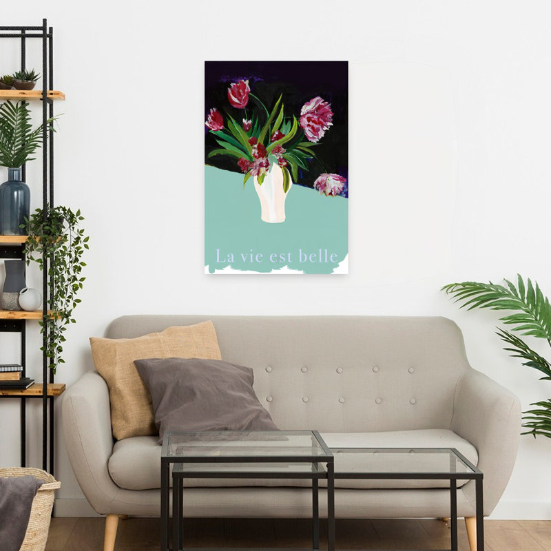 Art mural Les Fleurs 7, H 24 po x l 16 po