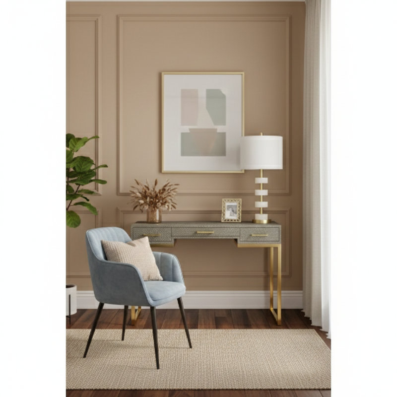 Lampe de table en marbre 13 x 13 x 26 po