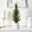 Arbre de Noël artificiel pin cèdre en pot décoratif