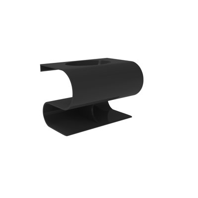 Soprano 36" Wall Mounted Modern S-Shaped Bathroom Sink