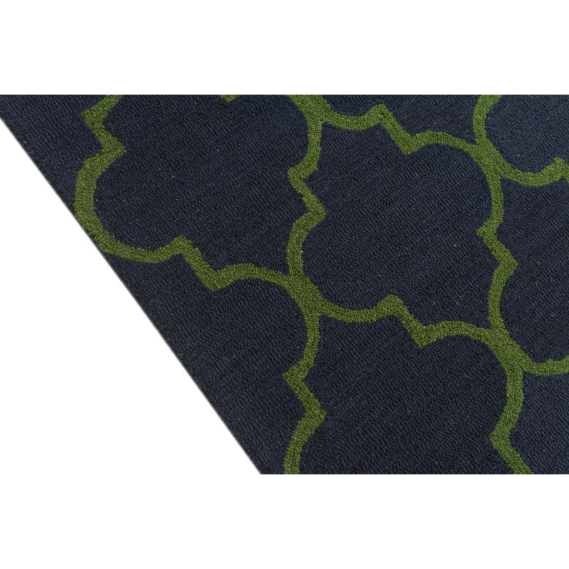 Tapis bleu marine 5 x 8 Pineland