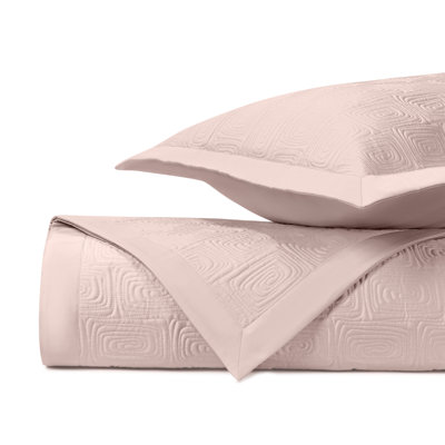 Maze Quilted Sateen Coverlet Set