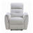 Tres Power Motion Recliner Chair With USB Port, Foam Fill Gray Chenille