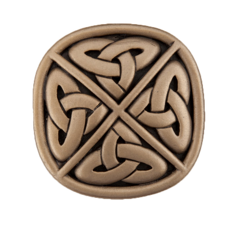 Poignée d'armoire Celtic Square, Or musée