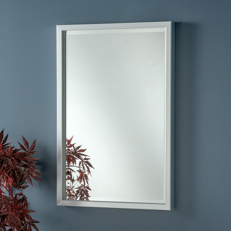 Airil Solid Wood Rectangle Wall Mirror, 81cm H x 55cm W