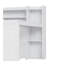 Wooden Full Size Daybed With Storage Shelves, Multi-Functional Bed With Two Storage Drawers And  Study Desk, Antique White-934070443