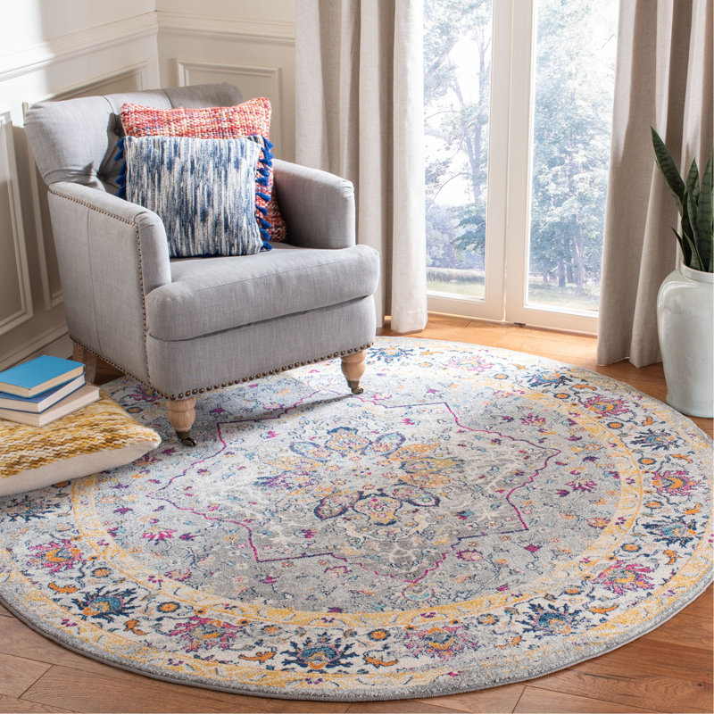 Balch Performance Oriental Rug, Round 6'7"