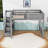 Wooden Space-Saving Loft Bed with Stairs-626671049-626671051
