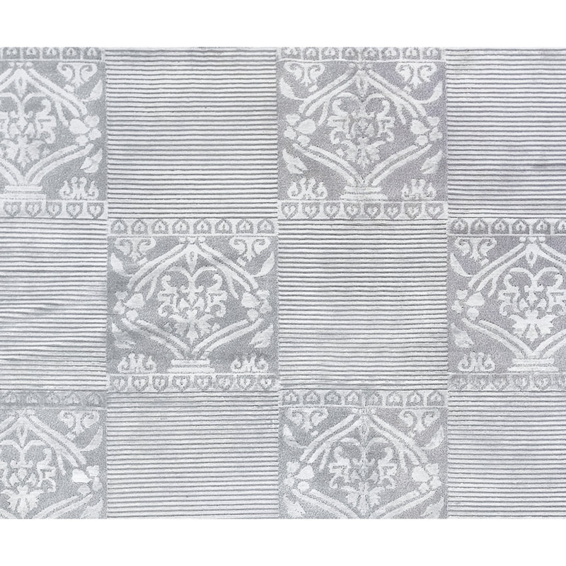 Wool Geometric Area Rug, Rectangle 9'1" x 12'2"