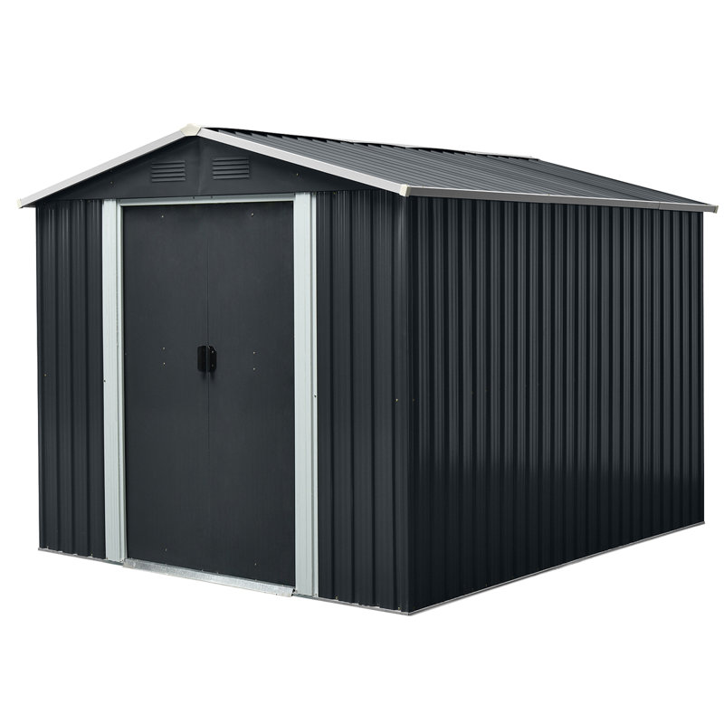 8ft x 10ft Outdoor Metal Storage Shed