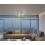 Ackland 6 - Light Caged Cubist Multifaceted Frame Interlock Pendant Chandelier Polished Chrome