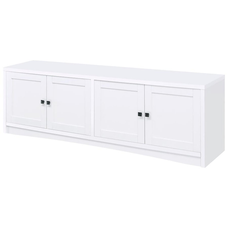 Patterson 4-door 78-inch Tv Stand, White