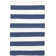 Catamaran Stripe Denim/White Handwoven Indoor/Outdoor Rug