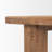 Nonnie Rectangular Natural Brown Wood Dining Table-99238330