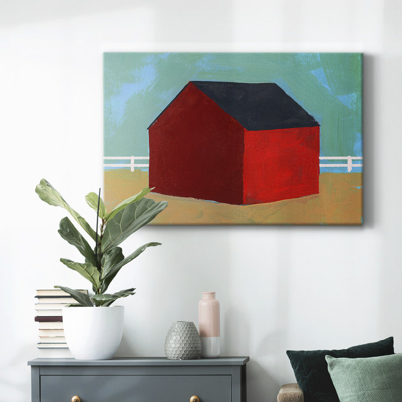 Big Red One IV-Gallery Wrapped Canvas, 12" H x 18" W