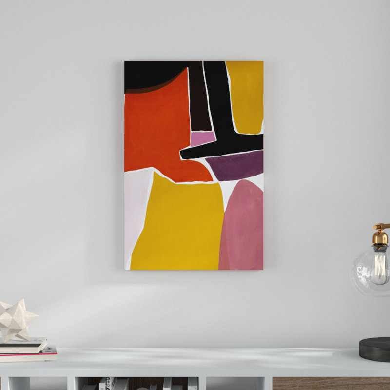 «Finale I», peinture sur toile, H 30 po x l 20 po, Toile tendue