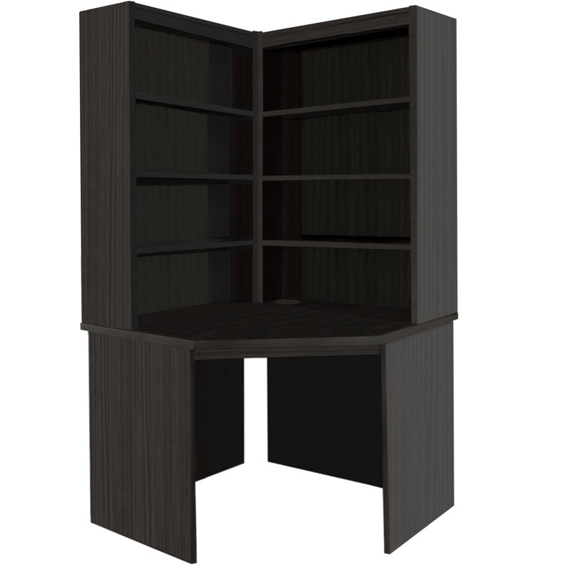 Haajar Corner Writing Desk, Black