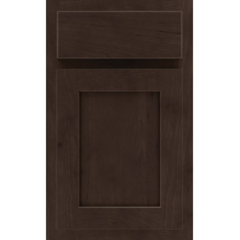 Dwelling Foundations Claredon Door Sample, Toasted Spice, Hickory