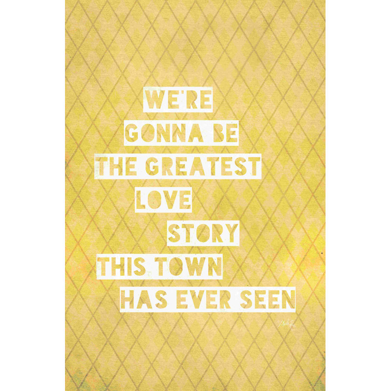«The Greatest Love Story» par Marla Rae, reproduction, Toile tendue, Non, H 12 po x l 8 po