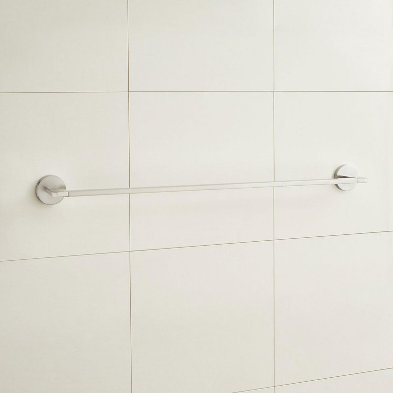Drea 26-1/8" Towel Bar, Brushed Nickel