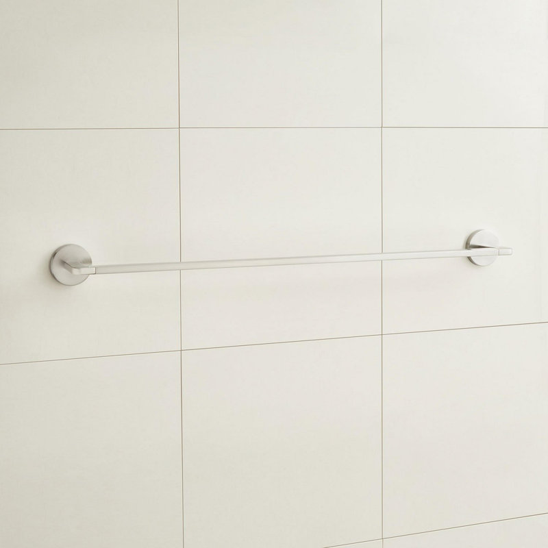 Drea 26-1/8" Towel Bar, Brushed Nickel