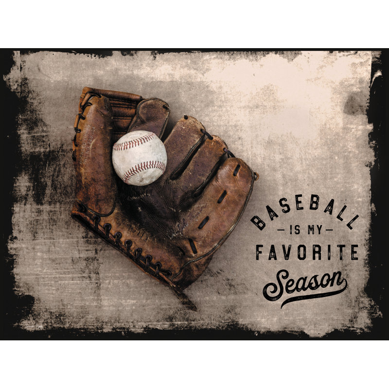 «Hermena Baseball Is My Favorite Season», reproduction sur toile, H 20 po x l 30 po
