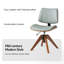 Chaise de bureau pivotante rembourrée Oswina-1749514882