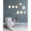 Miroir mural 3 pièces dans un cadre rectangulaire, décoration murale pour le salon de la chambre à coucher, 43 po x 16 po