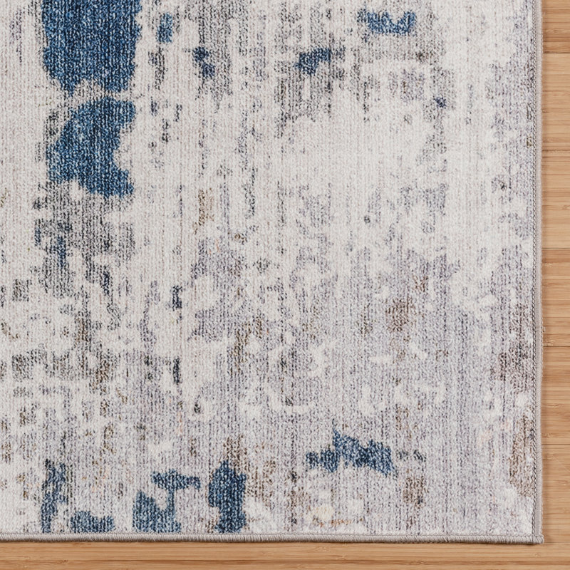 Tapis intérieur crème ivoire Samira Cenis, Rectangle 7 pi 10 po x 10 pi