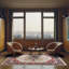 Hand Knotted Wool Geometric Area Rug-1605301240
