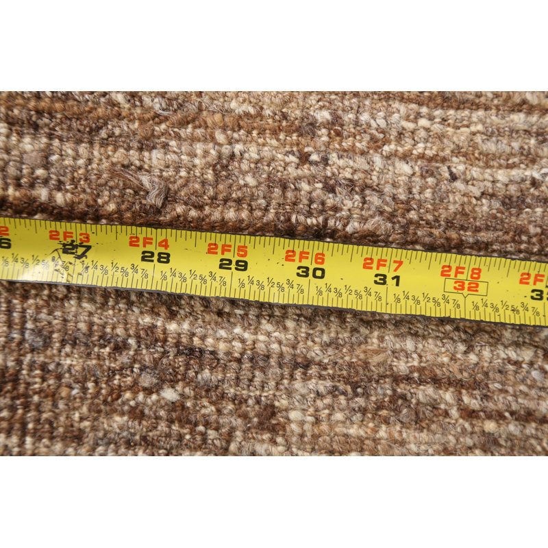 Tapis oriental en laine Gabbeh Kashkoli de Pepinn Contemporary noué à la main 5 x 7
