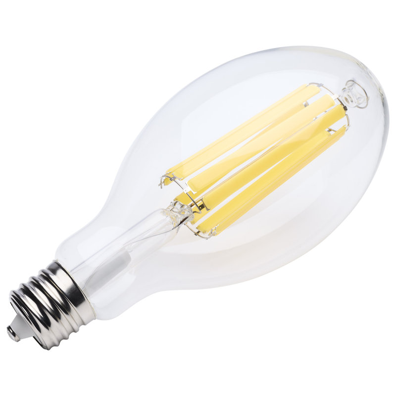 56 Watt LED HID Replacement ED37 4000K Extended Mogul Base Clear 120-277 Range Voltage