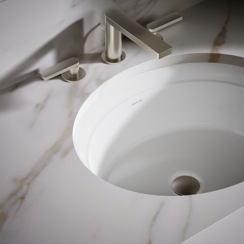Artifacts 21-1/4 In. Oval Undermount Bathroom Sink