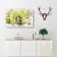 Marvellous Elephant in a Green Forest Watercolour - Wrapped Canvas-56637829