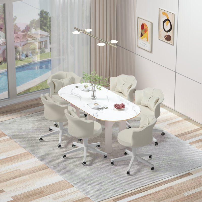 Chaise d'appoint Jeffry, Blanc