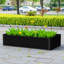 Platebande surélevée rectangulaire 6X3X1.5Ft