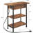End Table With Charging Station, Flip Top Side Table With Usb Ports And Outlets, Nightstand For Small Spaces, Bedside Tables With Storage Shelf For Living Room, Bedroom-1749642881-1749642886