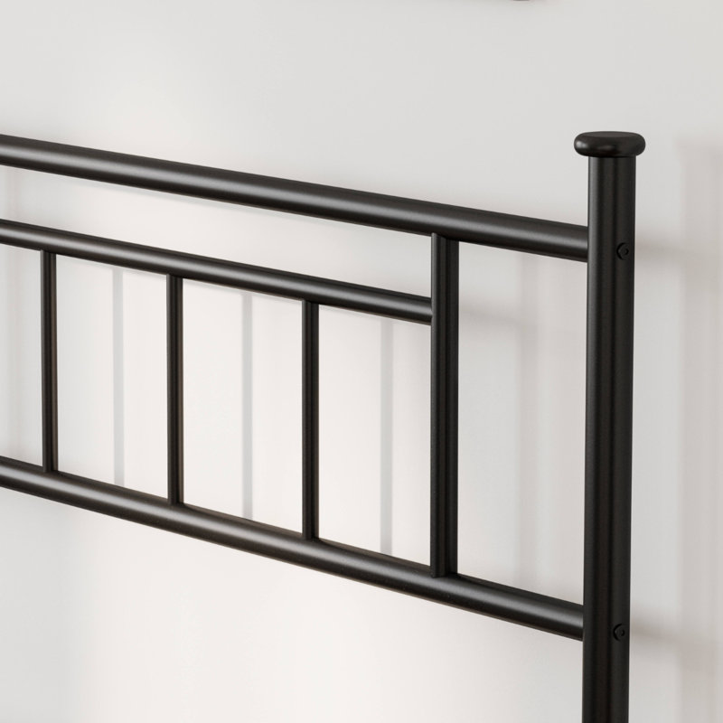 Carrold 42" Platform full bed frame with headboard, Heavy Duty metal bed frame Structure, No Box Spring Needed, No Squeak, Comfortable Beds for Small Families, Perfect for Guest Rooms & Compact Bedrooms