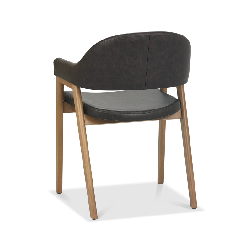 Anayalee 49cm H Upholstered Upholstered Back Armchair, Brown