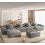 Oversized Modular Sectional Sofa,Sparkling Chenille Fabric Soft Cushion Sofa-118045625