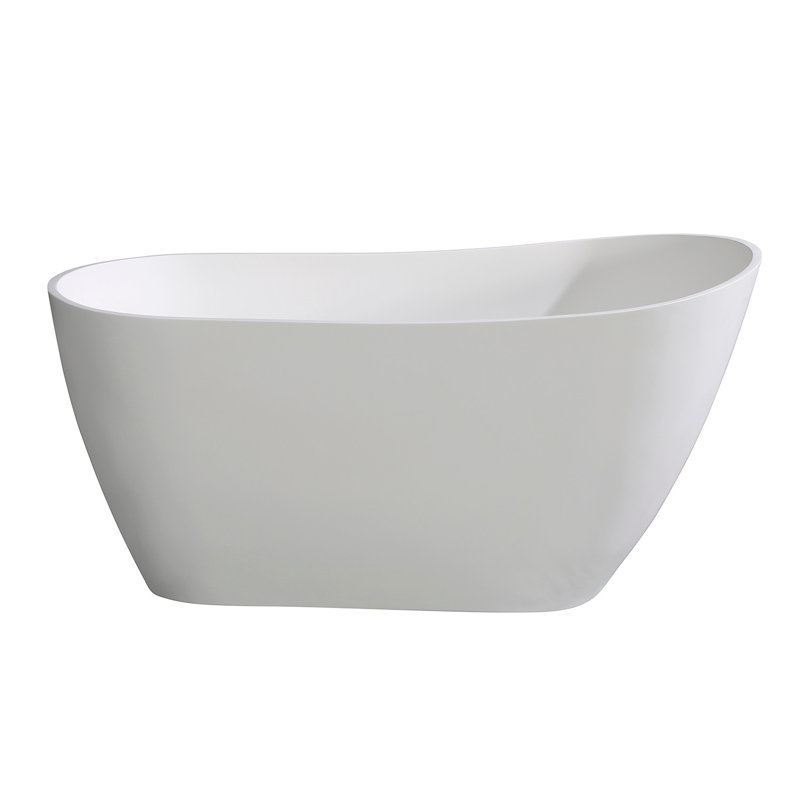 Baignoire autoportante ovale 52 po Kingston, Blanc