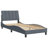 Bed Frame without Mattress Hanko Dark Grey 80x200 cm Velvet-164480639