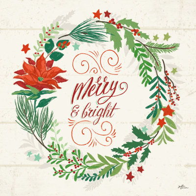 Holiday Joy VI - impression sur toile tendue