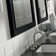Delta Rectangular Standard Flush Mount Framed Glass Bathroom/Vanity Mirror