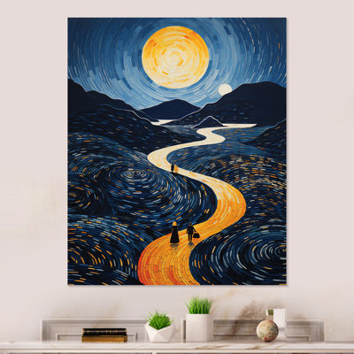 «Blue Maze», art mural surréalisme