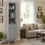 Armoire de rangement pour salle de bain de 68 po de hauteur avec tablettes réglables et un tiroir et une porte, armoire de rangement pour salle de bain, salon, entrée et cuisine-831663197