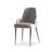 Gray Solid back side Chair(Set of 2)