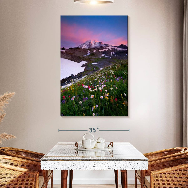 Alvord Mt. Rainier Sunrise, 51" H x 34" W