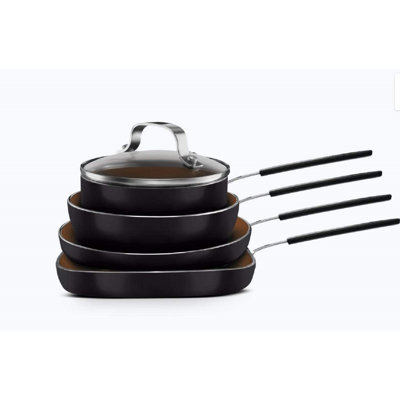 Mini batterie de cuisine antiadhésive en cuivre 5 pièces Gotham
