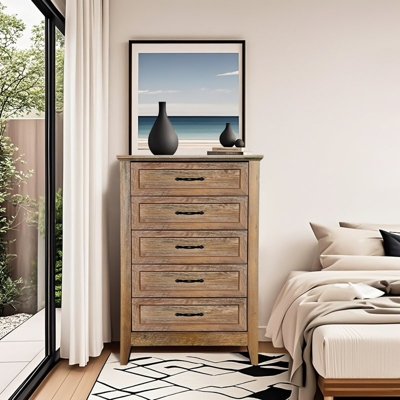 69.03 cm W Display Cabinet China Cabinet, White Oak